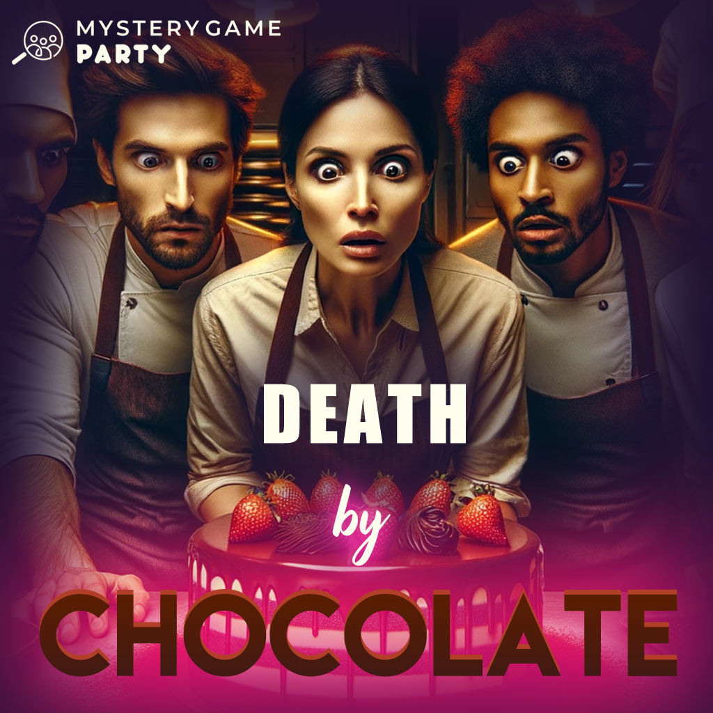 death by chocolate murder mystery game kit