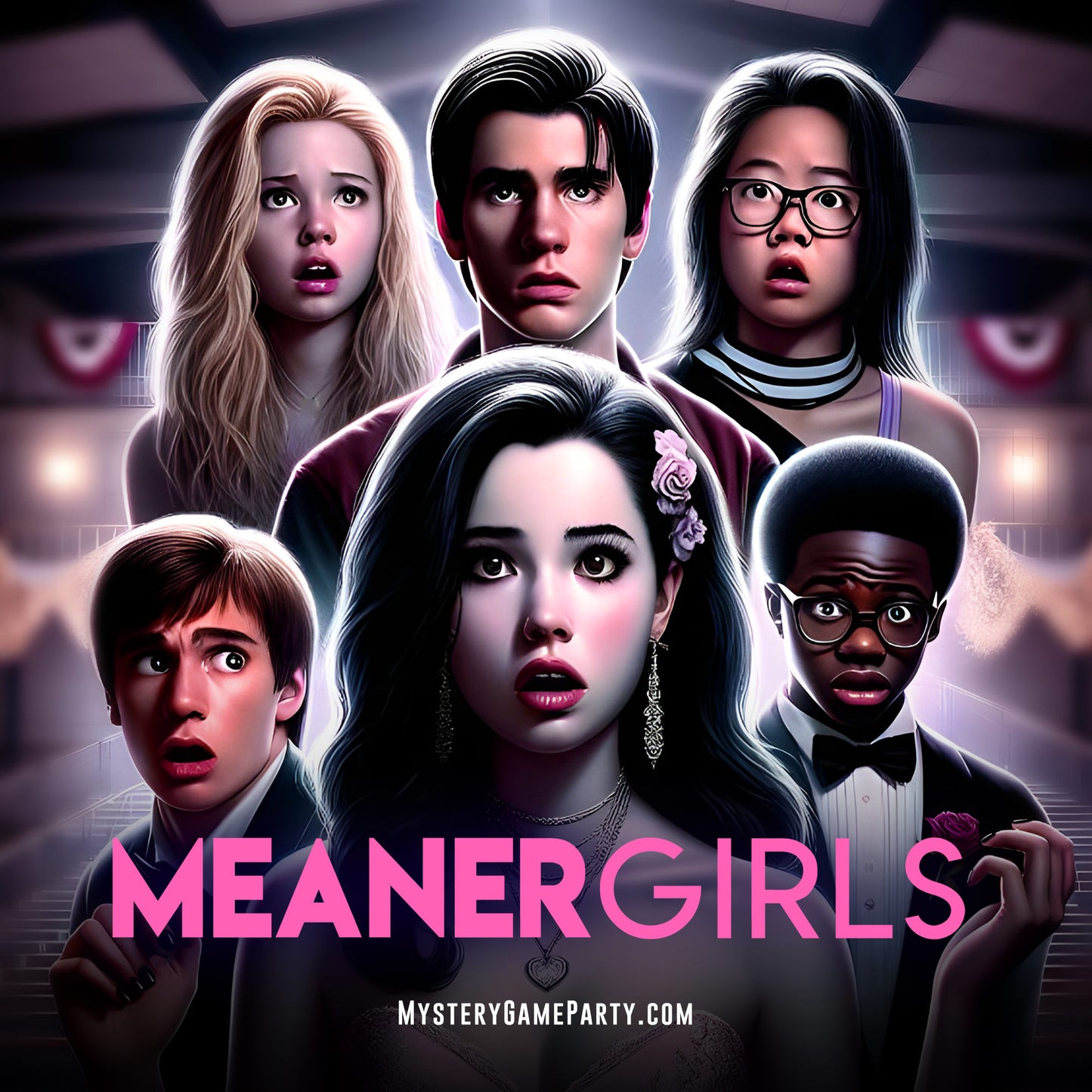 Meaner Girls - A Mean Girls, MURDER MYSTERY PARTY KIT