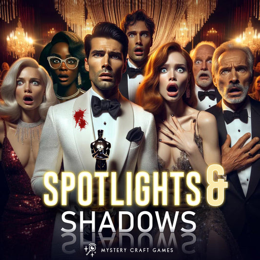 Spotlights & Shadows - Murder Mystery Game Kit